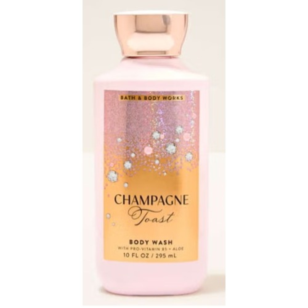 Bath & Body Works Champagne Toast Body Wash 10 fl oz Pro-Vitamin B5 Aloe‎ New